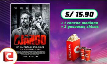 Cinemark Cancha mediana 2 gaseosas chicas