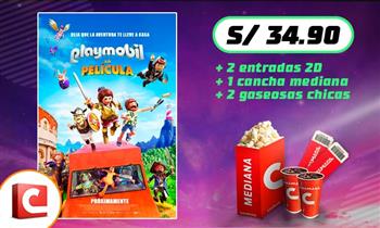 Cinemark 2 Entradas 2D cancha mediana 2 gaseosas chicas (Muestra el cupon desde tu celular)