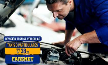 Farenet Revision tecnica vehicular obligatoria ¡SIN RESERVA!