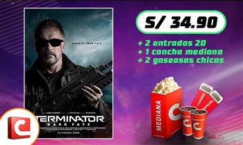2 Entradas 2D cancha mediana 2 gaseosas chicas (Muestra el cupon desde tu celular)