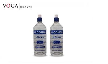 02 frascos de Alcohol para manos al 70% marca Alessi delivery gratis