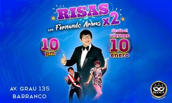 ¡2x1! 02 Entradas al Show RISAS X2 con Fernando Armas en CC Bianca