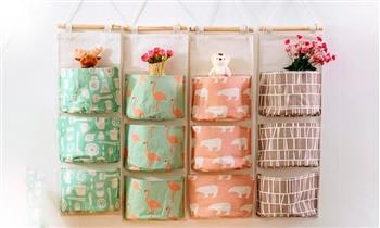 3 organizadores colgantes de tela lindos diseños ¡Incluye delivery!