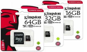 Memoria Micro SD Kingston 32GB o 64GB de Itelsistem
¡No te quedes sin espacio!