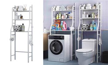 Estante organizador de 3 niveles ideal para lavanderia o baño ¡Incluye delivery!