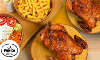 1 Pollo a la brasa papas Alitas bbq Tequeños Anticuchero Picarones Chicha