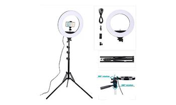 Kit de Aro LED parante sujetador de celular con Doblecara Beauty Store
