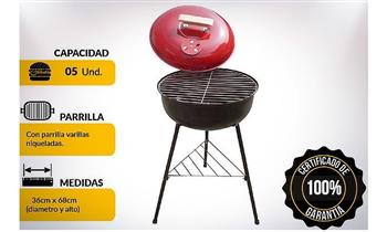 Parrilla portatil Handy Grill de Mr Grill ¡Ideal para llevarla facilmente!