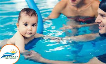 Surco 4 8 o 12 clases de natacion para mama-bebe y adultos horario a elegir