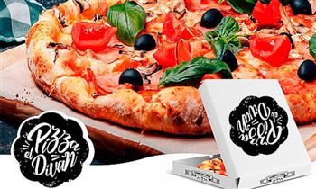 Pizza precocida grande para 2 Personas ¡Pizza Americana Hawaiana o mas! opcion a delivery