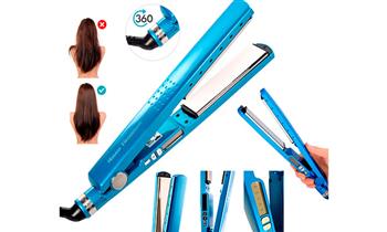 Plancha Profesional Nano Titanium Ionica 5 Niveles 450° F con Galy