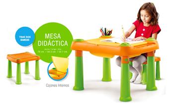 Mesa didactica para niñ@s con colores a elegir inlcuye dos bancas ¡Incluye delivery!