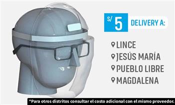 Protector facial cilindrico ¡Diseño envolvente cobertura total!