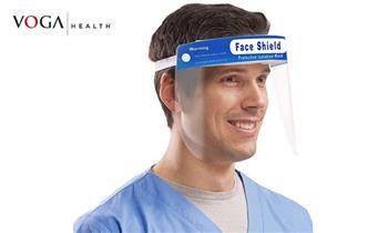 3 Visores de proteccion facial FACE SHIELD delivery de Grupo Pulgar