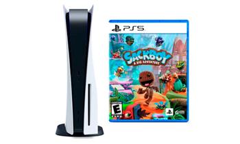 Playstation 5 con lector de discos Ps5 Sackboy A Big Adventure Delivery