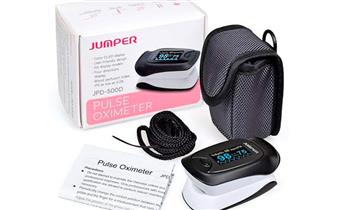 Pulxiosimetro medidor de oxigeno marca Jumper la mas usada