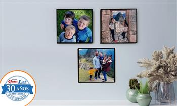 Set de 3 cuadros Decorativos con Quisilab Fotos