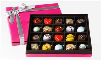 Seleccion exclusiva de 20 bombones artesanales de Roselen Chocolatier delivery