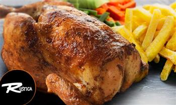 01 Pollo a la Brasa papas Ensalada Gaseosa Inka Cola de 15 LT