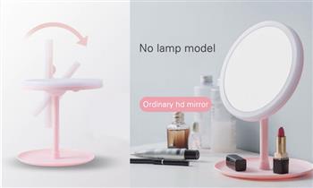Espejo de tocador con luz LEDy base ¡Incluye delivery!