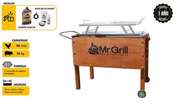 caja china mediana Premium mixta marron carbon o sal