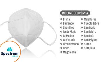 Mascarilla KN95 ¡Incluye delivery!