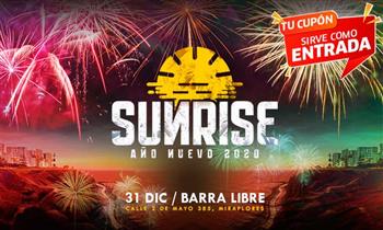 entrada Vip o Super VIP Sunrise edicion 2020 BARRA LIBRE