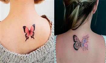 tatuajes de 6 cm en color gris o color con tinta vegetal