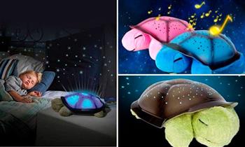 Tortuga de peluche con proyector de estrellas con Otto Ware