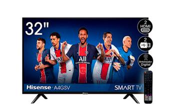 SMART y ANDROID TV LED HD 32 marca HISENSE color negro