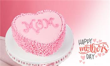 Torta Buttercream en Forma de Corazon de 15 o 20 Porciones