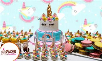 Pack para mesa de fiesta Cupcakes cakepops tequeños o empanadas y mas