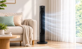 Ventilador de torre con tres velocidades