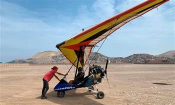 Vuelo con el reportero del aire ¡La unica Motodelta de Lima!