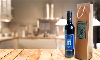 botella de vino diseño personalizado bolsa ecologica de regalo