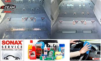 Lavado desinfeccion con amonio C-5taG VIP Premium o Full Salon para auto o camioneta