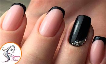 Manicure con Cristal decorativo exfoliacion hidratacion y mas