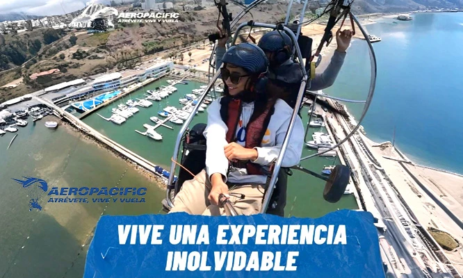 Vuelo en Paratrike. Vuela sobre las playas más icónicas del sur de Lima con Aeropacific: playas Arica, El Silencio, Caballeros y Señoritas