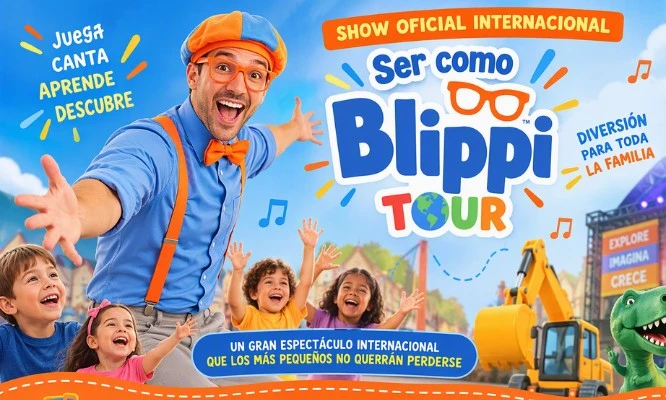 Ser como Blippi tour en el Auditorio del Colegio San Agustin