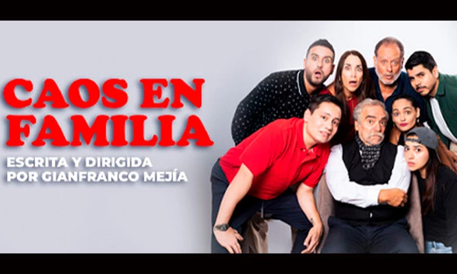 CAOS EN FAMILIA: Entrada Obra Teatral  Centro Cultural Ricardo Palma -  Miraflores  17, 24 y 31 de Marzo6 de FEBRERO