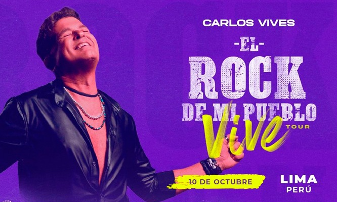 entradas para ¡CARLOS VIVES - EL ROCK DE MI PUEBLO! 10 de Octubre, COSTA 21 entradas para ¡CARLOS VIVES - EL ROCK DE MI PUEBLO! 10 de Octubre, COSTA 21