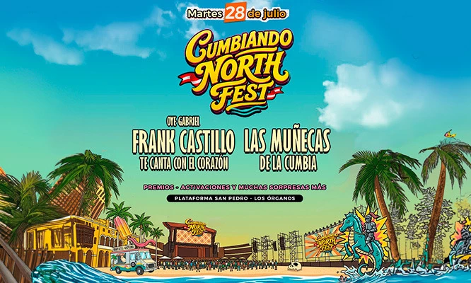 CUMBIANDO NORTH FEST este 28 de Julio en Los Organos Piura