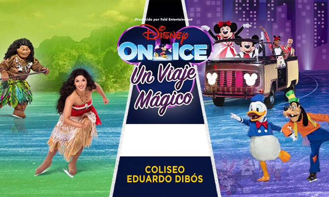 DISNEY ON ICE, UN VIAJE MAGICO en Pre Estreno del 2 al 5 de setiembre ¡Coliseo Dibos!