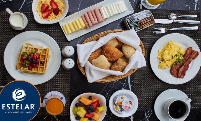DESAYUNO BUFFET Hotel Estelar en MIRAFLORES de lunes a domingo