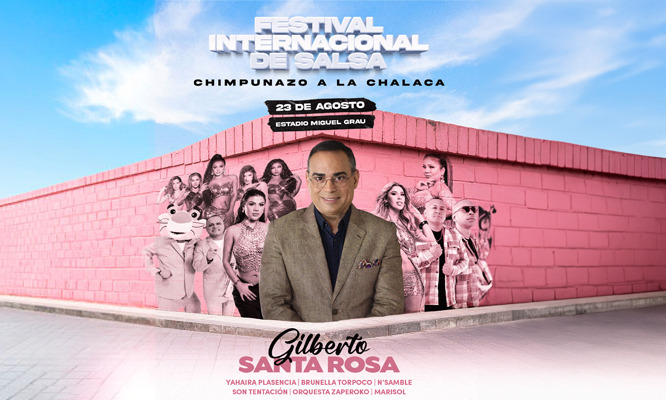 FESTIVAL INTERNACIONAL DE SALSA, CHIMPUNAZO A LA CHALACA, este 23 de AGOSTO, Estadio Miguel Grau