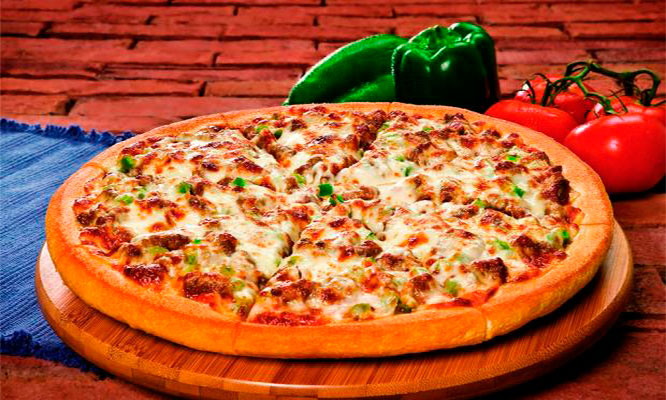 Dos pizzas personales medianas o grandes a eleccion bebidas