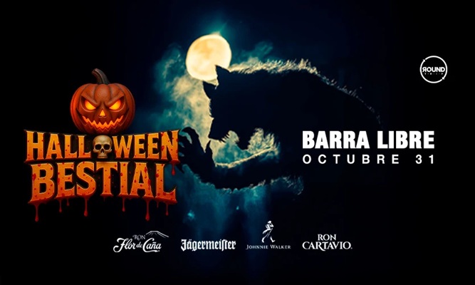 Entrada barra libre para HALLOWEEN  BESTIAL este 31 de octubre en BESTIAL ROOFTOP