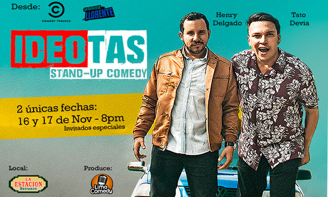 2 entradas para el show Ideotasen la Estacion de Barranco