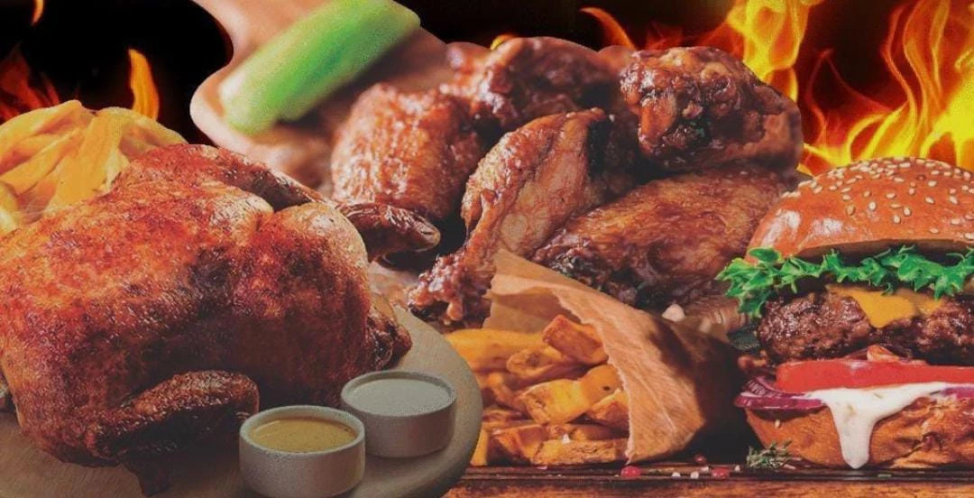 BARRA LIBRE Pollo a la brasa, alitas, hamburguesas. lunes a sábado