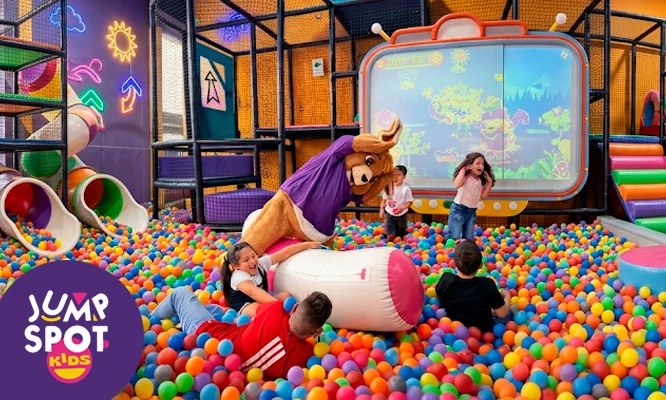 30 o 60 minutos de Full Diversión en Jump Spot KIDS